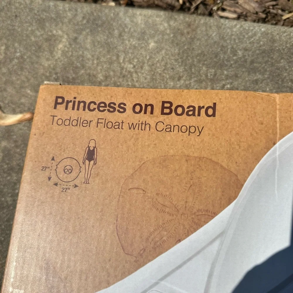 Rae Dunn Splish Splash Toddler Float with Canopy‎ NIB